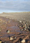 Red clay in Allonby Bay