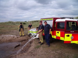 graeme and FS at Natterjack pond