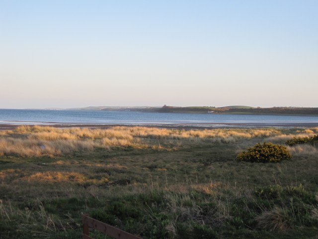 Luce Bay in evening light, looking towards the Mull of Galloway