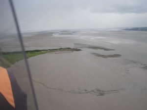 Tthe end of the viaduct at Bowness on Solway