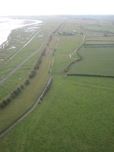 Bund, road and canal