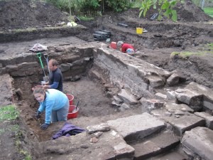 A new section of the dig